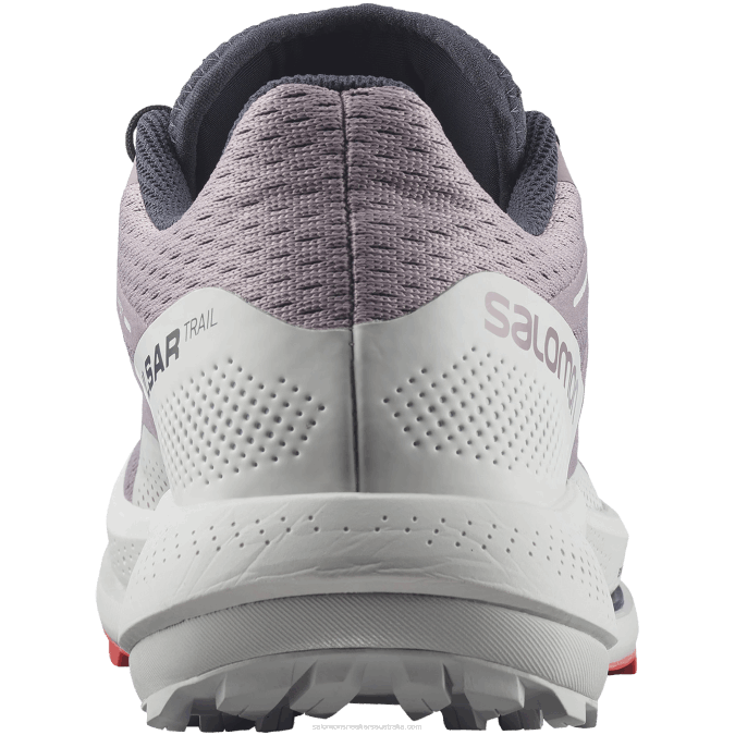 Women\'s Trail Running Shoes - Pulsar Trail V42L1512 Salomon Quail/Lunar Rock/Poppy Red - Salomon Australia