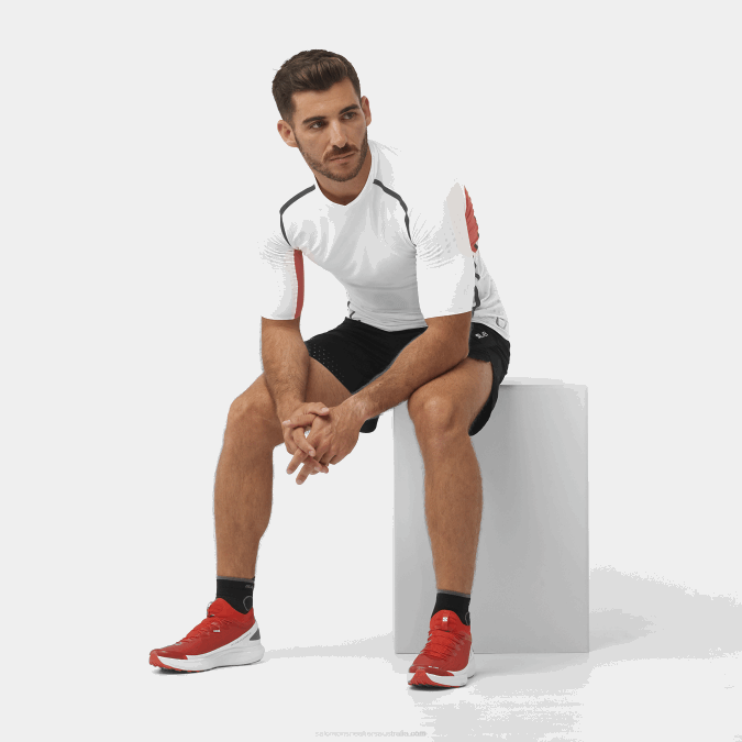 Women\'s Trail Running Shoes - S/Lab Pulsar 2 V42L1519 Salomon Fiery Red/White - Salomon sneakers Australia