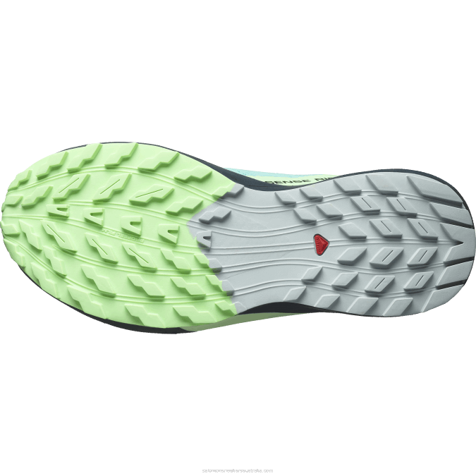 Women\'s Trail Running Shoes - Sense Ride 5 Gore-Tex V42L1528 Salomon Blue Radiance/Green Ash/India Ink - Salomon sneakers Australia