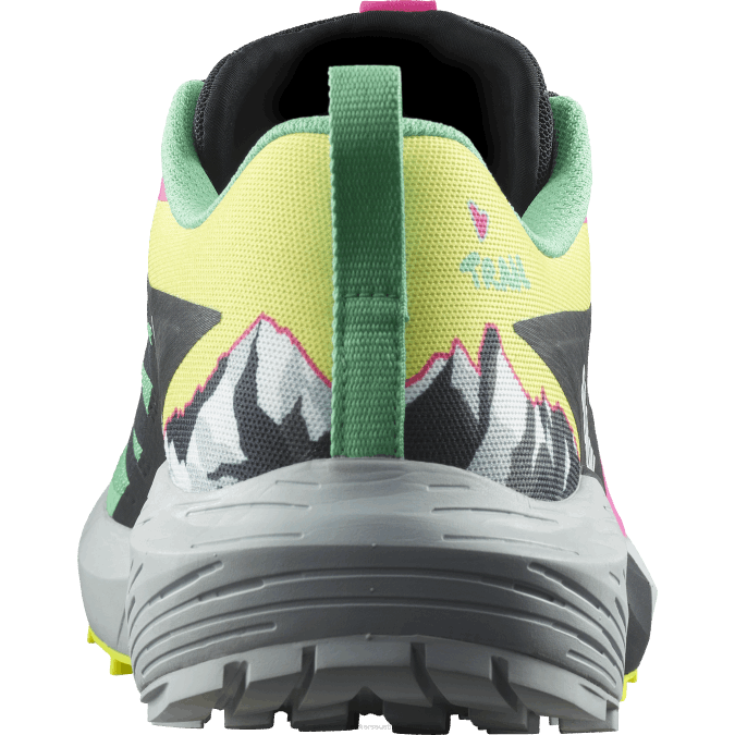 Women\'s Trail Running Shoes - Sense Ride 5 Martina Ltd V42L1502 Salomon Biscay Green/Phantom/Pink Glo - Salomon shoes