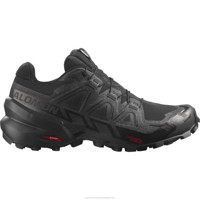 Women's Trail Running Shoes - Speedcross 6 Gore-Tex V42L1516 Salomon Black/Phantom - Salomon sneakers Australia
