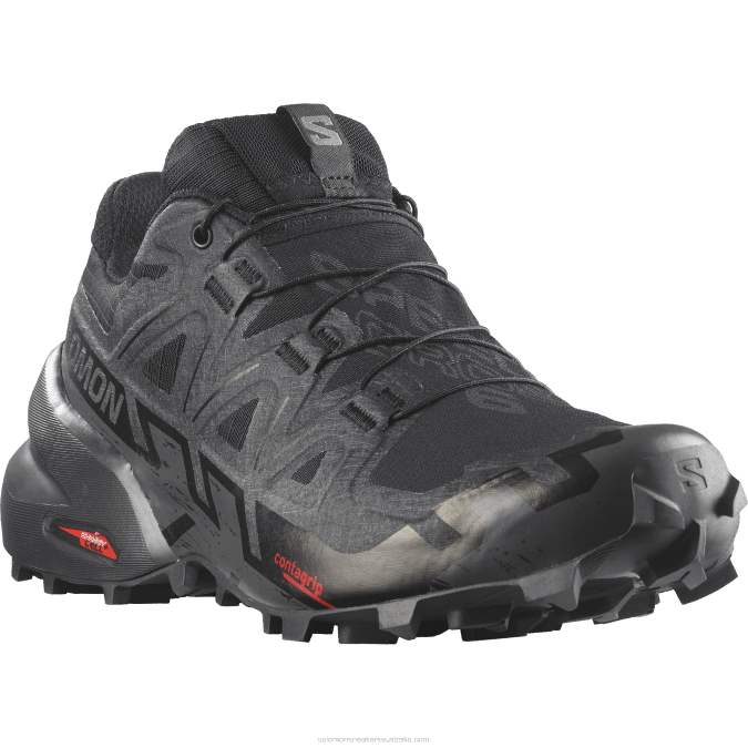 Women\'s Trail Running Shoes - Speedcross 6 Gore-Tex V42L1516 Salomon Black/Phantom - Salomon sneakers Australia