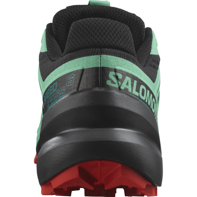 Women\'s Trail Running Shoes - Speedcross 6 V42L1503 Salomon Black/Biscay Green/Fiery Red - Salomon Australia