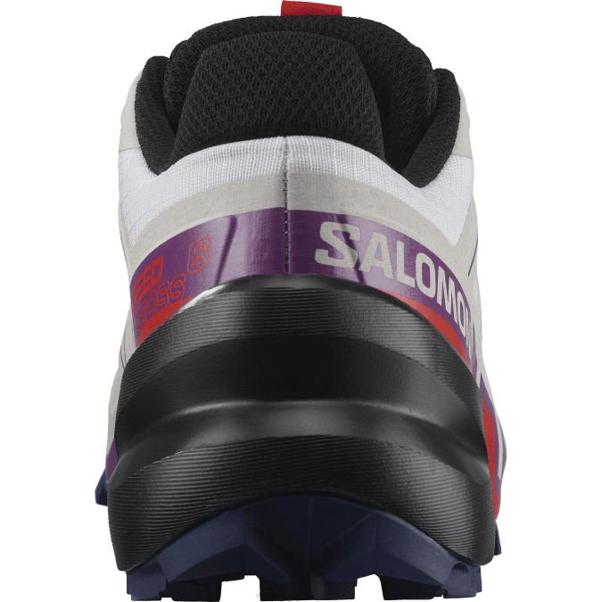 Women\'s Trail Running Shoes - Speedcross 6 V42L1506 Salomon White/Sparkling Grape/Fiery Red - Salomon Australia