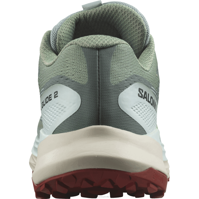 Women\'s Trail Running Shoes - Ultra Glide 2 V42L1489 Salomon Lily Pad/Bleached Aqua/Hot Sauce - Salomon sneakers Australia