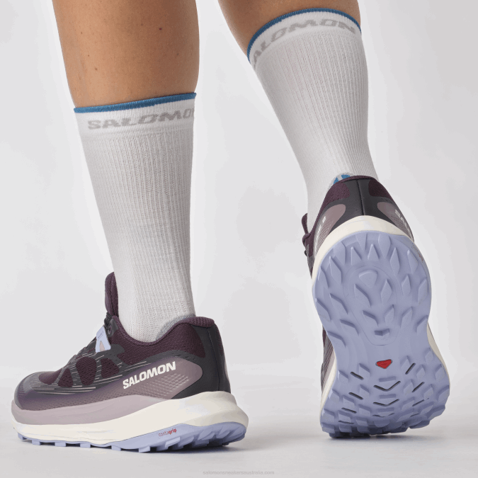 Women\'s Trail Running Shoes - Ultra Glide 2 V42L1490 Salomon Nightshade/Vanilla Ice/Serenity - Salomon shoes