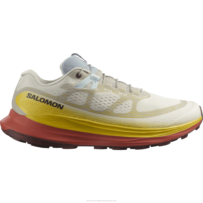 Women's Trail Running Shoes - Ultra Glide 2 V42L1491 Salomon Rainy Day/Freesia/Hot Sauce - Salomon Australia
