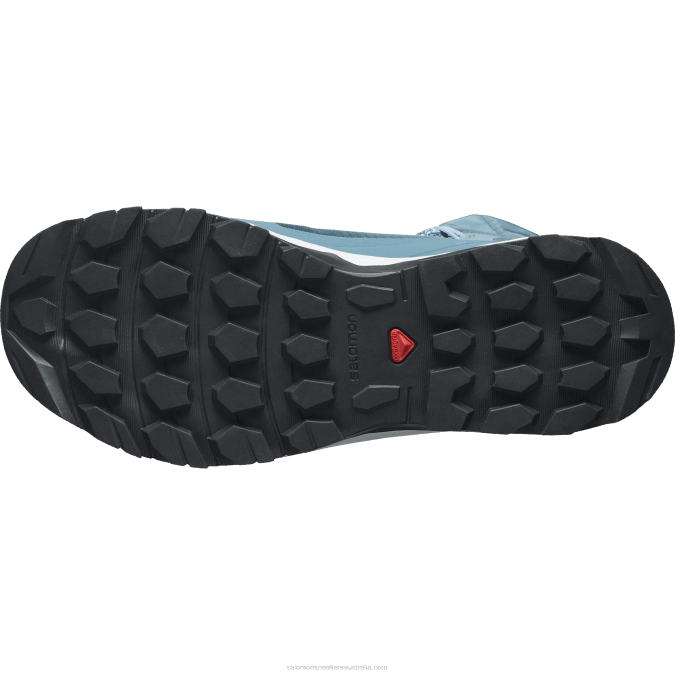 Women\'s Vaya Powder Ts Cswp V42L784 Salomon Bluestone/Mallard Blue/Black - Salomon shoes