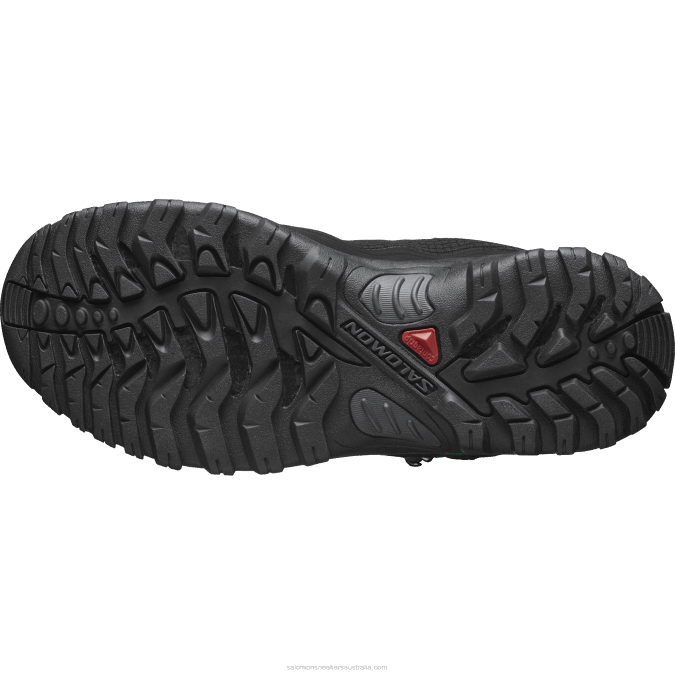 Women\'s Winter Boots - Shelter Clima Waterproof V42L782 Salomon Black/Ebony/Wine Tasting - Salomon Australia