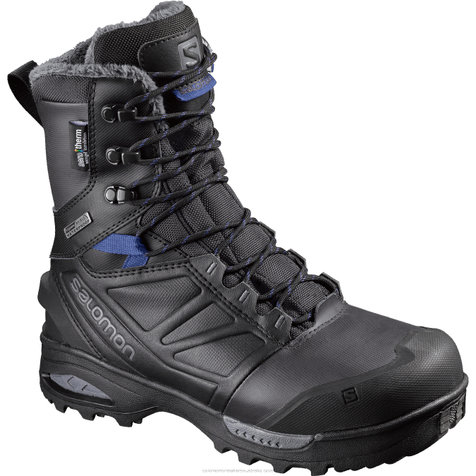 Women's Winter Boots - Toundra Pro Clima Waterproof V42L783 Salomon Phantom/Black/Amparo Blue - Salomon sneakers Australia