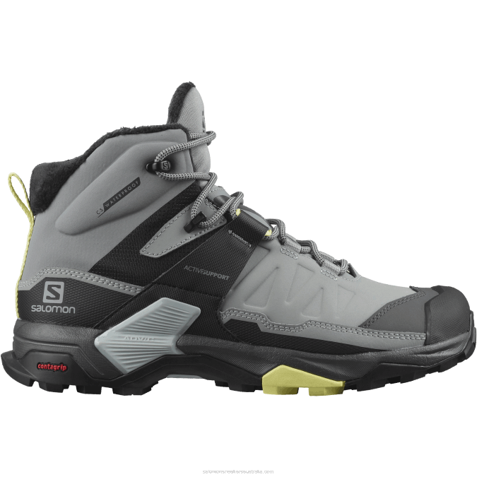 Women's Winter Boots - X Ultra 4 Mid Winter Thinsulate Clima Waterproof V42L786 Salomon Monument/Black/Charlock - Salomon sneakers Australia