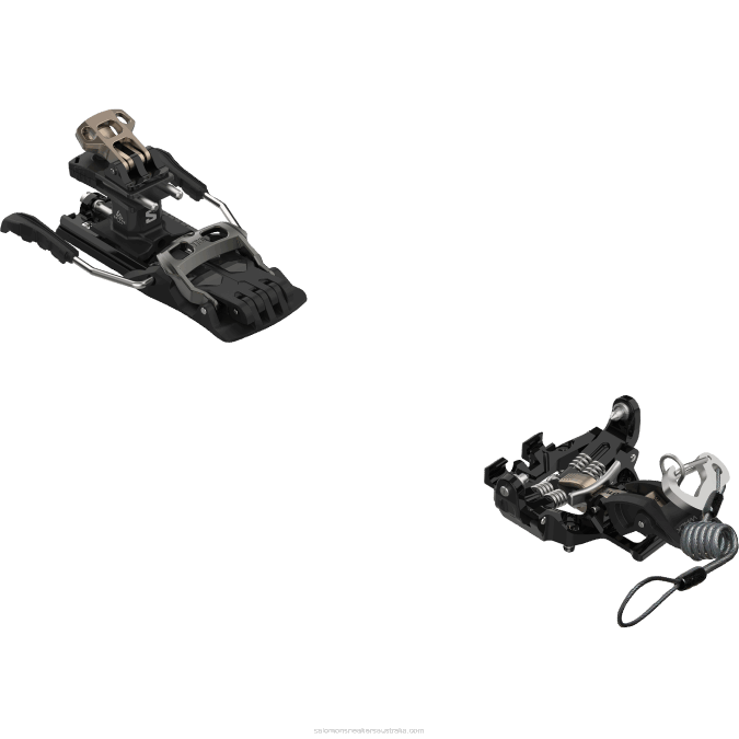 Women's Touring Bindings - Mtn Pure (And Leash And Brake) V42L1061 Salomon Black/Titan - Salomon sneakers Australia