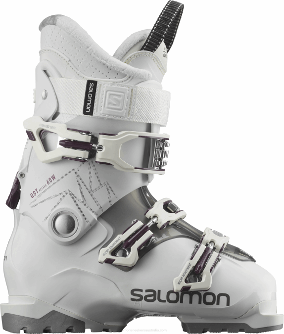 Women's All-Mountain Boots - Qst Access 60 V42L1041 Salomon White/Anthracite Translucent/Burgendy - Salomon Australia