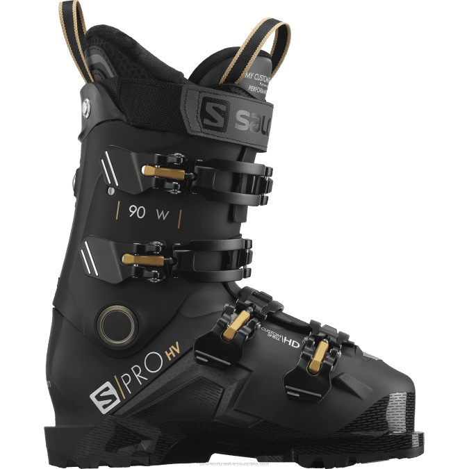 Women's On-Piste Boots - S/Pro Hv 90 V42L1034 Salomon Black/Belluga/Golden Glaw - Salomon Australia