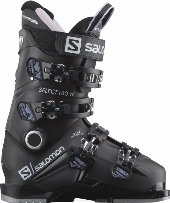 Women's On-Piste Boots - Select 80 V42L1040 Salomon Black/Lavender/Belluga - Salomon shoes