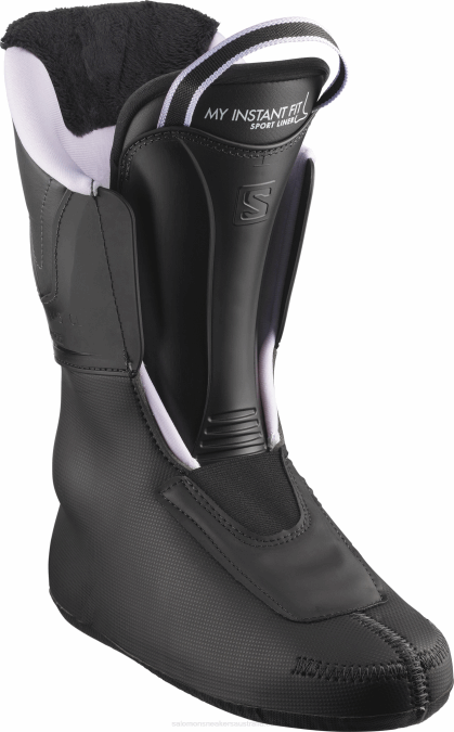 Women\'s On-Piste Boots - Select 80 V42L1040 Salomon Black/Lavender/Belluga - Salomon shoes