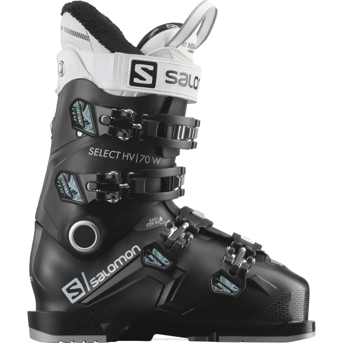 Women's On-Piste Boots - Select Hv 70 V42L1035 Salomon Black/Sterling Blue/Belluga - Salomon sneakers Australia
