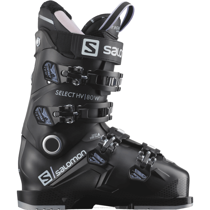 Women's On-Piste Boots - Select Hv 80 V42L1290 Salomon Black/Lavender/Belluga - Salomon Australia