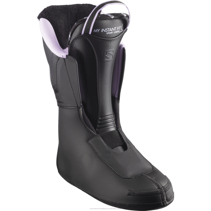 Women\'s On-Piste Boots - Select Hv 80 V42L1290 Salomon Black/Lavender/Belluga - Salomon Australia