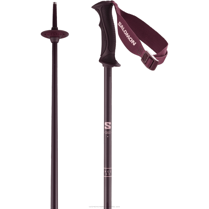 Women's Alpine Poles - Angel S3 V42L1291 Salomon Fig - Salomon Australia