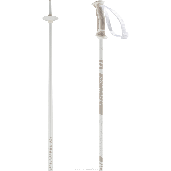 Women's Alpine Poles - Arctic Lady V42L1294 Salomon White/Grey - Salomon Australia