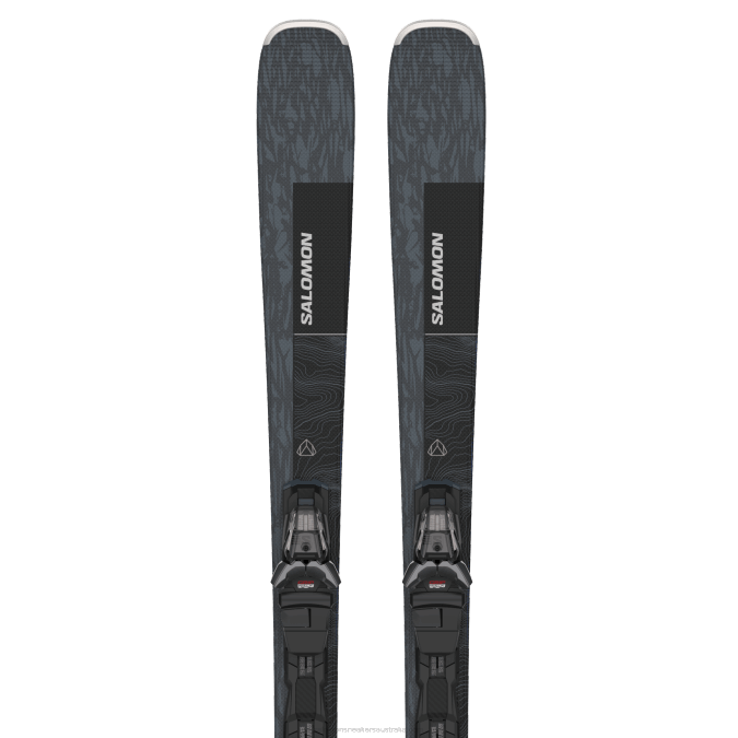 Women's All-Mountain Ski Package - Stance 80 (And M11) V42L1026 Salomon Bering Sea Metallic/Black/Silver - Salomon shoes