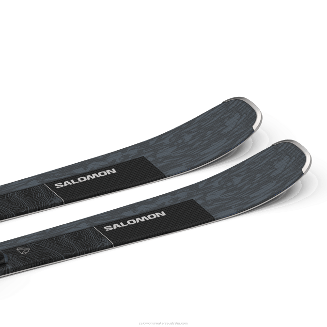 Women\'s All-Mountain Ski Package - Stance 80 (And M11) V42L1026 Salomon Bering Sea Metallic/Black/Silver - Salomon shoes