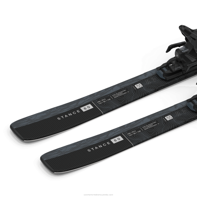 Women\'s All-Mountain Ski Package - Stance 80 (And M11) V42L1026 Salomon Bering Sea Metallic/Black/Silver - Salomon shoes