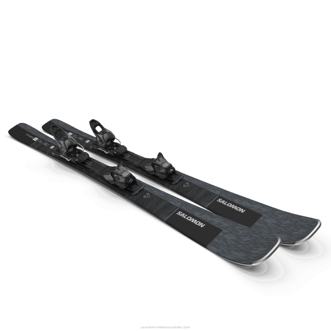 Women\'s All-Mountain Ski Package - Stance 80 (And M11) V42L1026 Salomon Bering Sea Metallic/Black/Silver - Salomon shoes