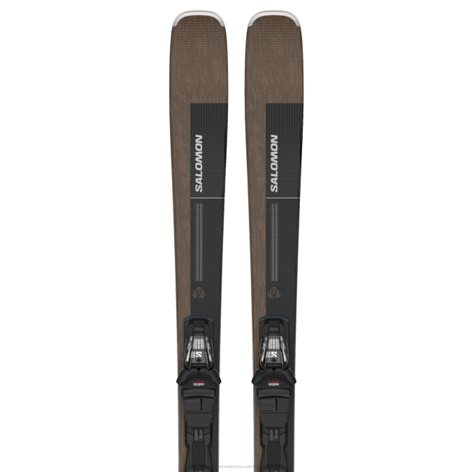 Women's All-Mountain Ski Package - Stance 84 (And M12) V42L1021 Salomon Otter/Black/Silver Metallic - Salomon Australia
