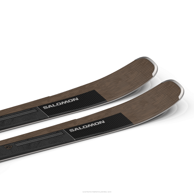 Women\'s All-Mountain Ski Package - Stance 84 (And M12) V42L1021 Salomon Otter/Black/Silver Metallic - Salomon Australia