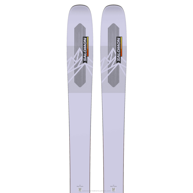 Women's All-Mountain Skis - Qst 106 V42L1001 Salomon Evening Haze/Acid Green/Flame - Salomon sneakers Australia