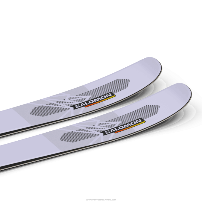 Women\'s All-Mountain Skis - Qst 106 V42L1001 Salomon Evening Haze/Acid Green/Flame - Salomon sneakers Australia