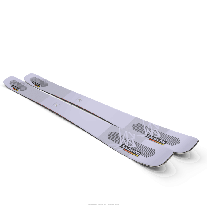 Women\'s All-Mountain Skis - Qst 106 V42L1001 Salomon Evening Haze/Acid Green/Flame - Salomon sneakers Australia