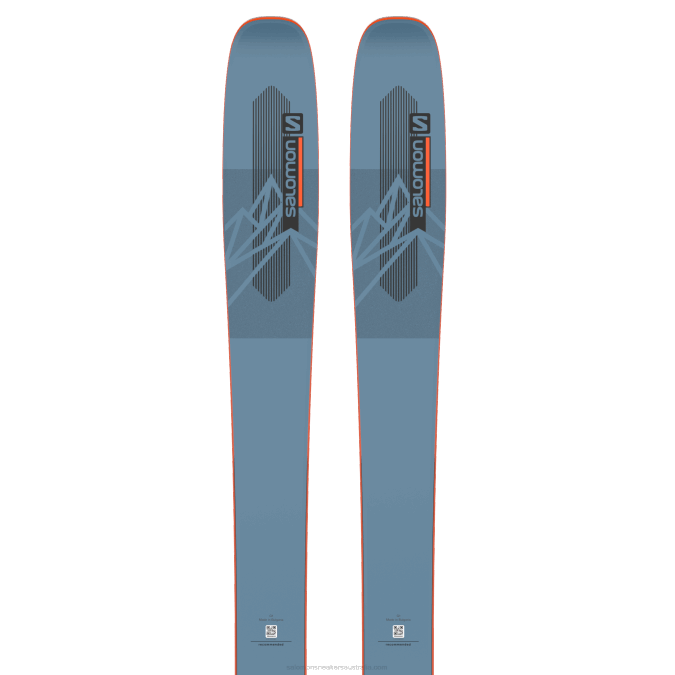 Women's All-Mountain Skis - Qst 98 V42L1014 Salomon Copen Blue/Flame/Black - Salomon shoes