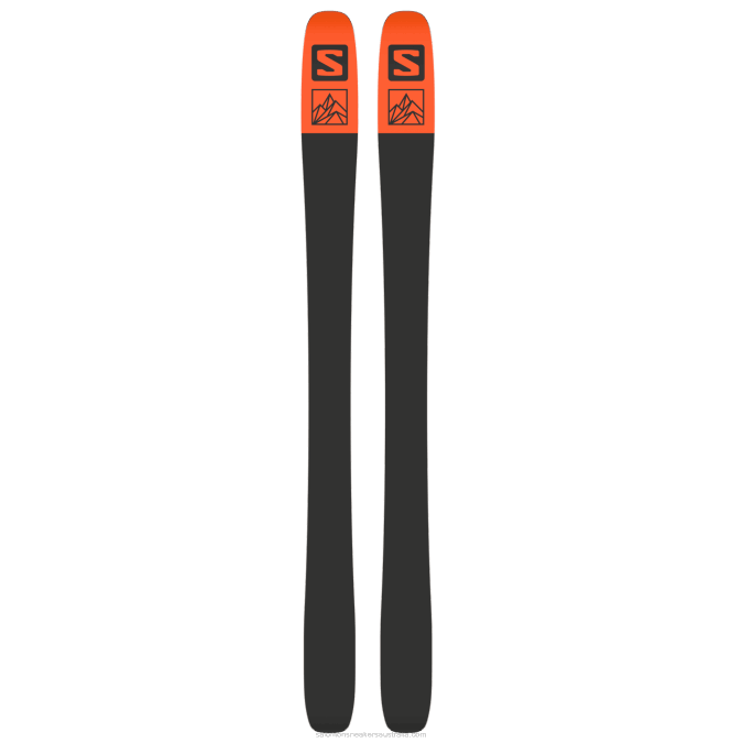 Women\'s All-Mountain Skis - Qst 98 V42L1014 Salomon Copen Blue/Flame/Black - Salomon shoes