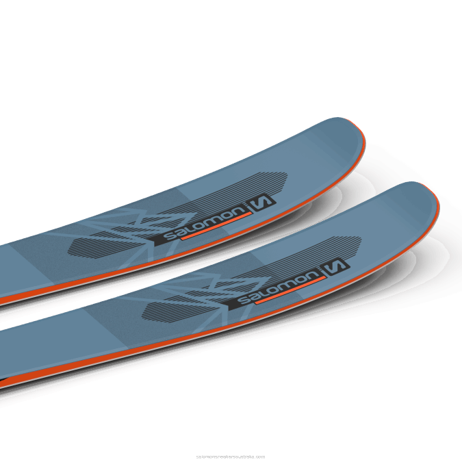 Women\'s All-Mountain Skis - Qst 98 V42L1014 Salomon Copen Blue/Flame/Black - Salomon shoes