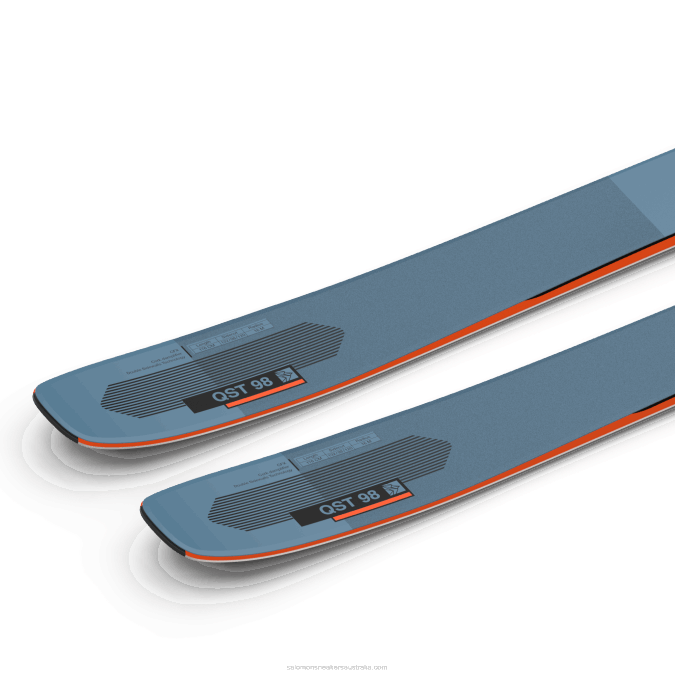 Women\'s All-Mountain Skis - Qst 98 V42L1014 Salomon Copen Blue/Flame/Black - Salomon shoes