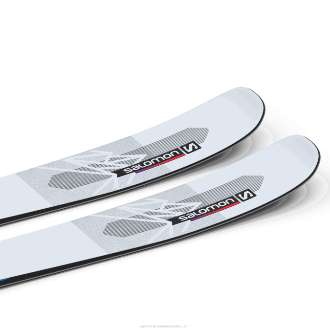 Women\'s All-Mountain Skis - Qst Blank V42L1000 Salomon Illusion Blue/Red/Process Blue - Salomon Australia