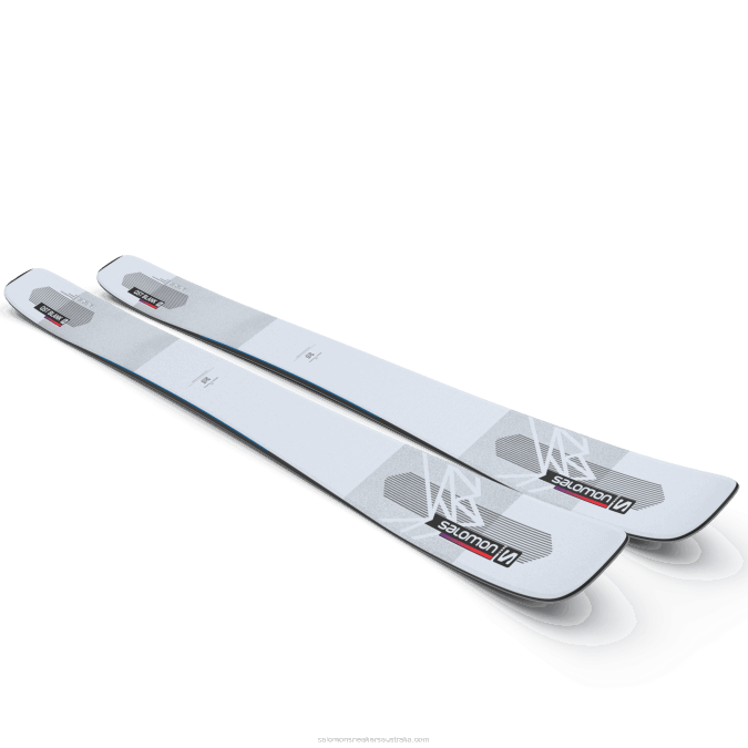 Women\'s All-Mountain Skis - Qst Blank V42L1000 Salomon Illusion Blue/Red/Process Blue - Salomon Australia