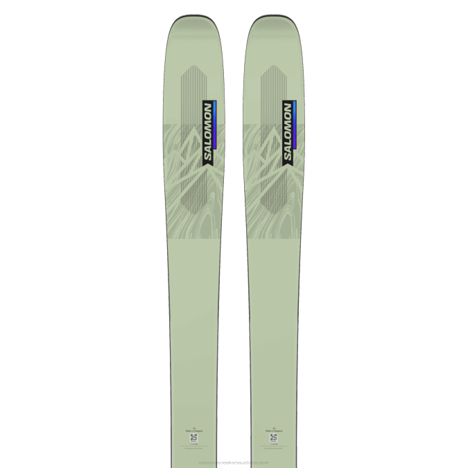 Women's All-Mountain Skis - Qst Lumen 98 V42L1286 Salomon White Moss/Dusk Purple/Black - Salomon sneakers Australia