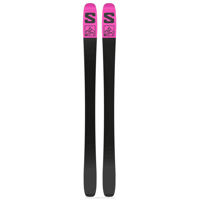Women\'s All-Mountain Skis - Qst Lux 92 V42L1016 Salomon Gray Dawn/Neon Pink/Black - Salomon sneakers Australia