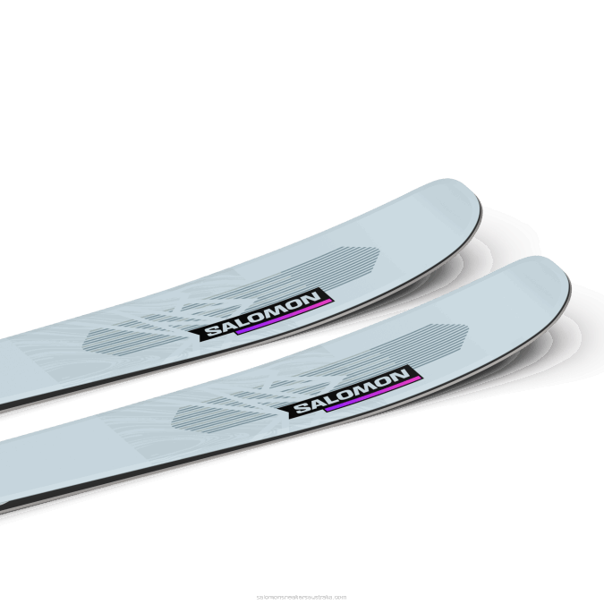 Women\'s All-Mountain Skis - Qst Lux 92 V42L1016 Salomon Gray Dawn/Neon Pink/Black - Salomon sneakers Australia