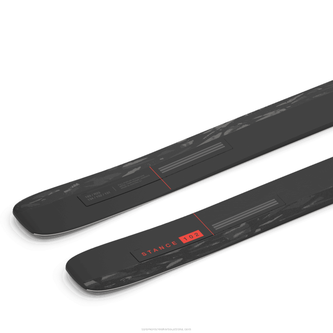 Women\'s All-Mountain Skis - Stance 102 V42L1017 Salomon Black/Red - Salomon shoes