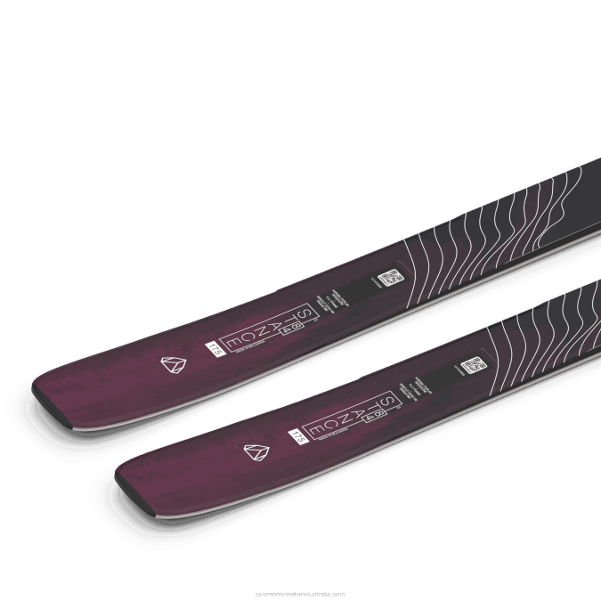 Women\'s All-Mountain Skis - Stance 84 V42L1003 Salomon Black/Bordeau - Salomon Australia