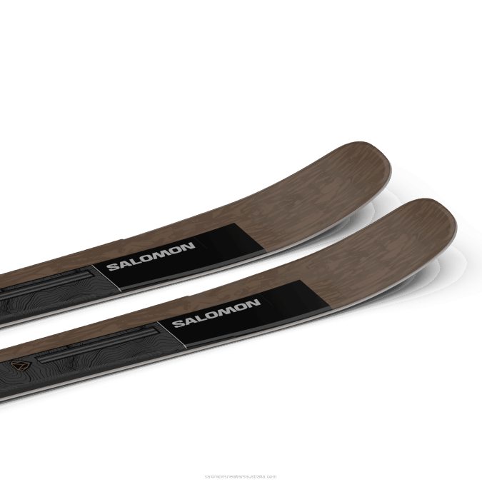 Women\'s All-Mountain Skis - Stance 84 V42L1020 Salomon Otter/Black/Silver Metallic - Salomon shoes