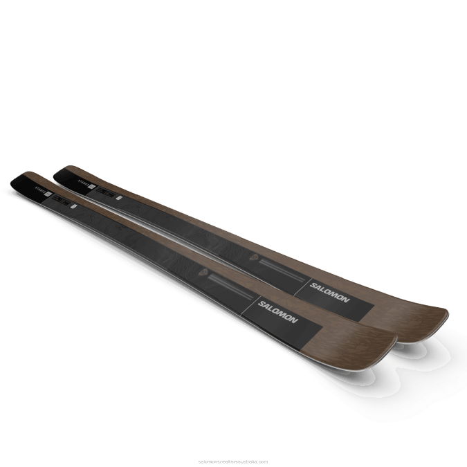 Women\'s All-Mountain Skis - Stance 84 V42L1020 Salomon Otter/Black/Silver Metallic - Salomon shoes