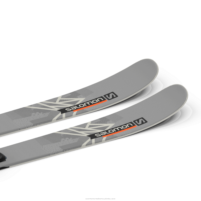 Women\'s Freestyle Ski Package - Qst Spark (And M10) V42L1018 Salomon Storm Gray/Black/Flame - Salomon Australia