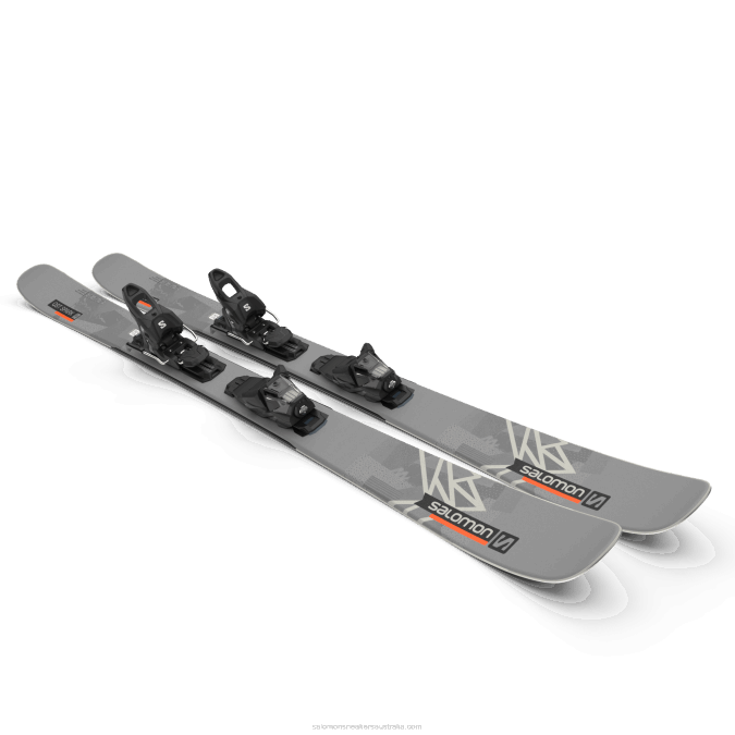 Women\'s Freestyle Ski Package - Qst Spark (And M10) V42L1018 Salomon Storm Gray/Black/Flame - Salomon Australia