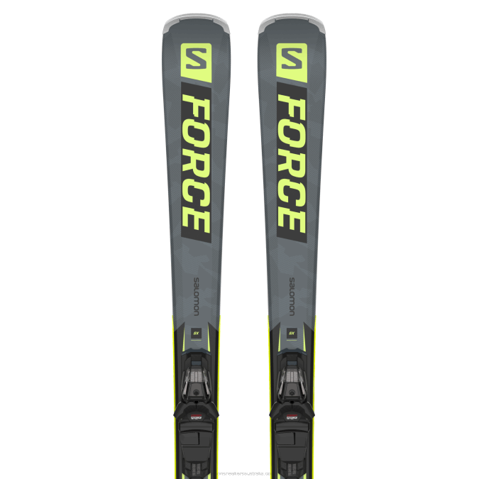 Women's On-Piste Ski Package - S/Force Sx (And M10) V42L1019 Salomon Castelrock/Pastel Neon Lime 1/Black - Salomon sneakers Australia